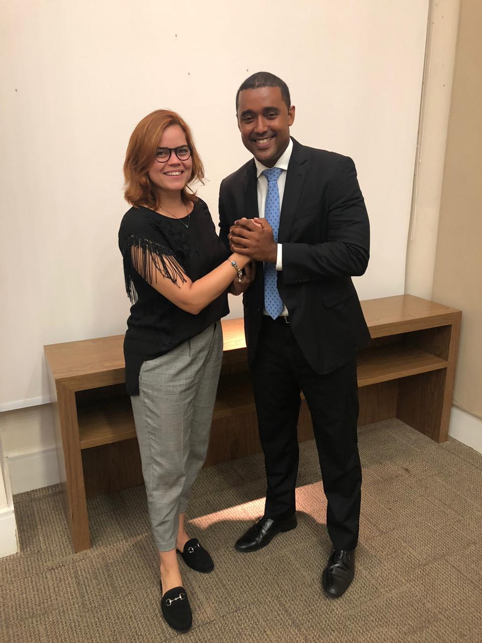 Marina Cerqueira e Luiz Gabriel Batista Neves